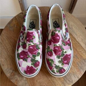 Vans Slip-On 'Romantic Floral' Sneakers Womens Sz: 8